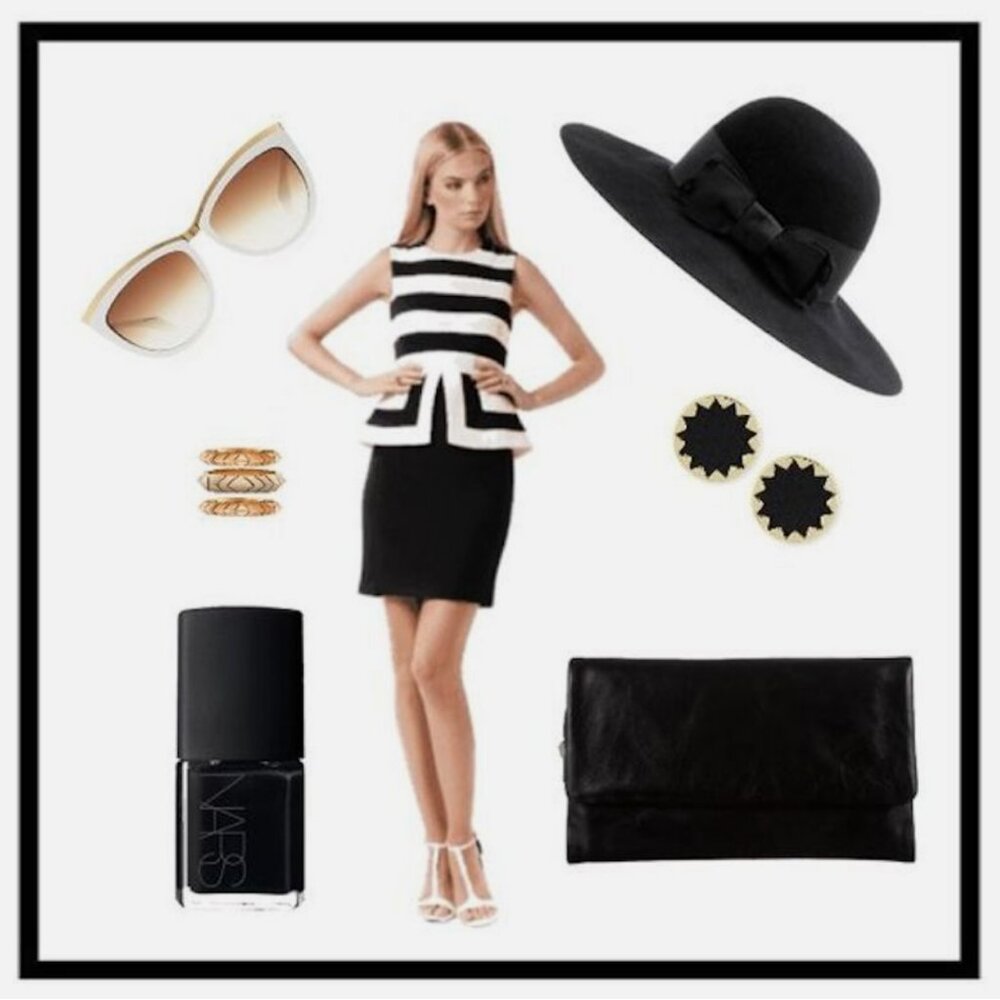 Elliatt Empire Peplum Dress